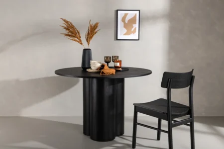 Olivia Runda Matbord ⌀110 Black