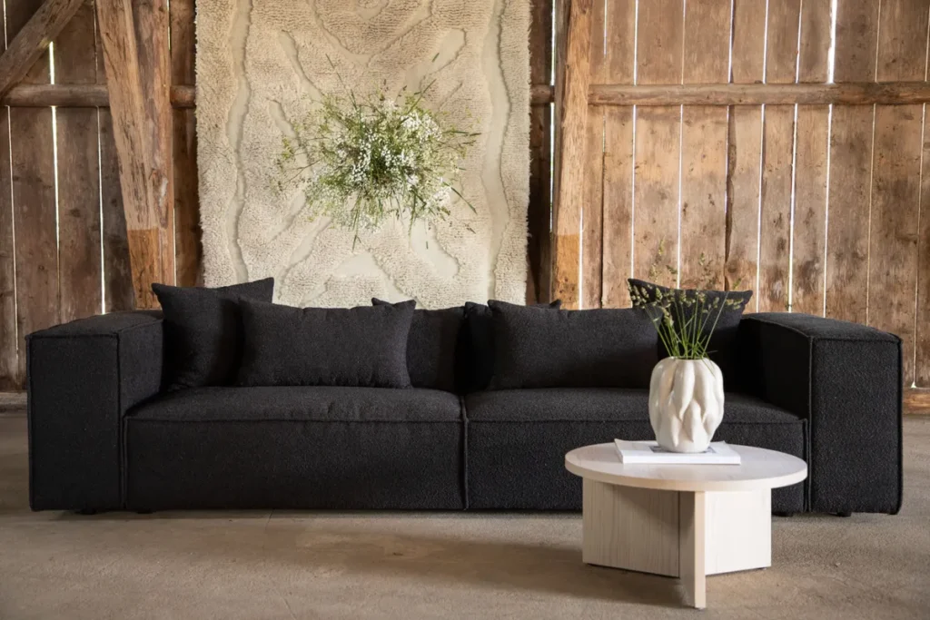 Gillholmen 3-sits soffor Black