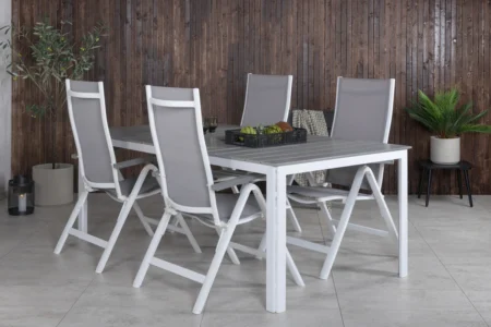 Parma Rektangulära Matbord 75 x 197 x 100 Grå