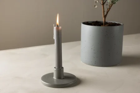Bette Ljusstakar ⌀12 Grå