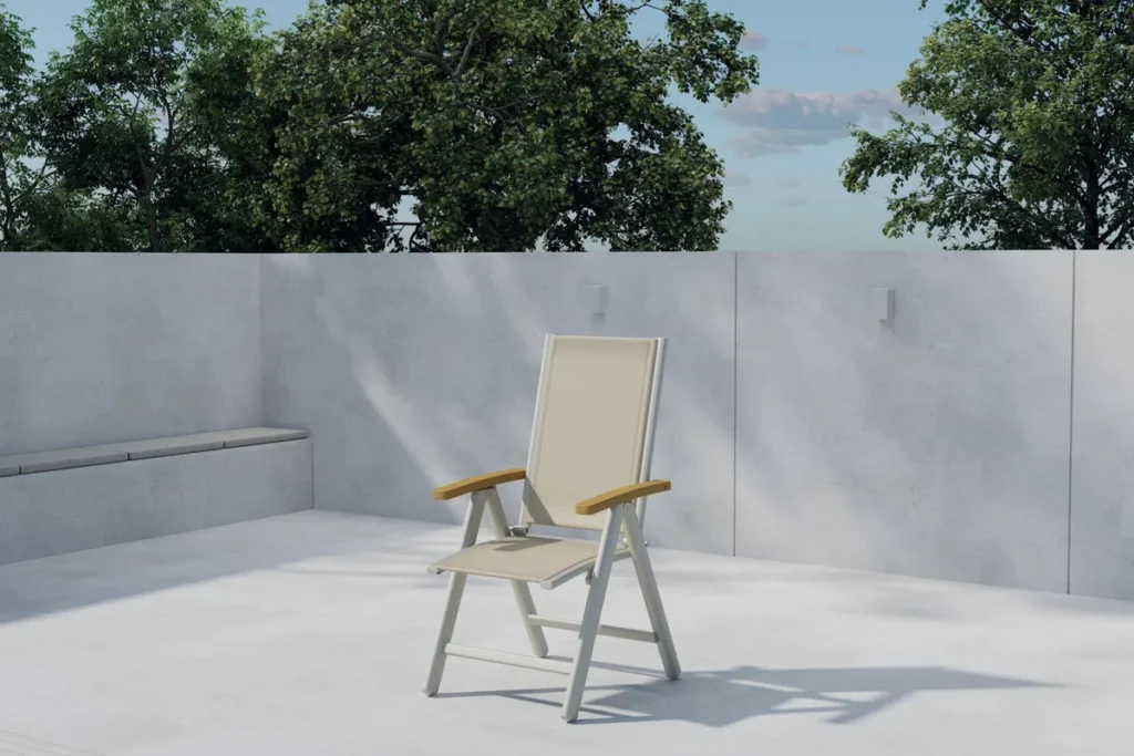 Panama Positionsstolar Beige