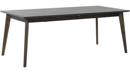Lucca 200/300×95 cm – Brunlackad Ek – Dina Möbler