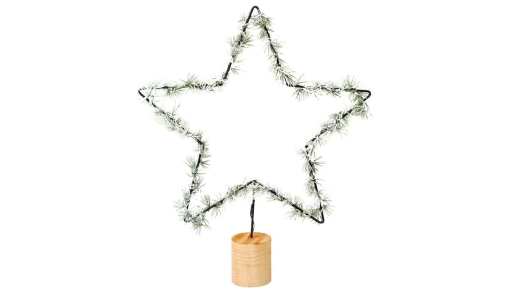 STARLIGHT stjärna med ledljus o timer